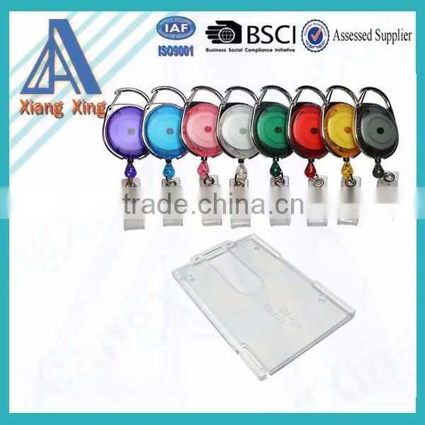 ABS Material Promotional Gifts Custom id Badge Holder Pull Reel photo-5