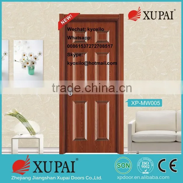 2016 Retailor Wholasaler Price Free Shipping Classic Melamine Board for Apartment Home Inetrior Door Turkey Kapi