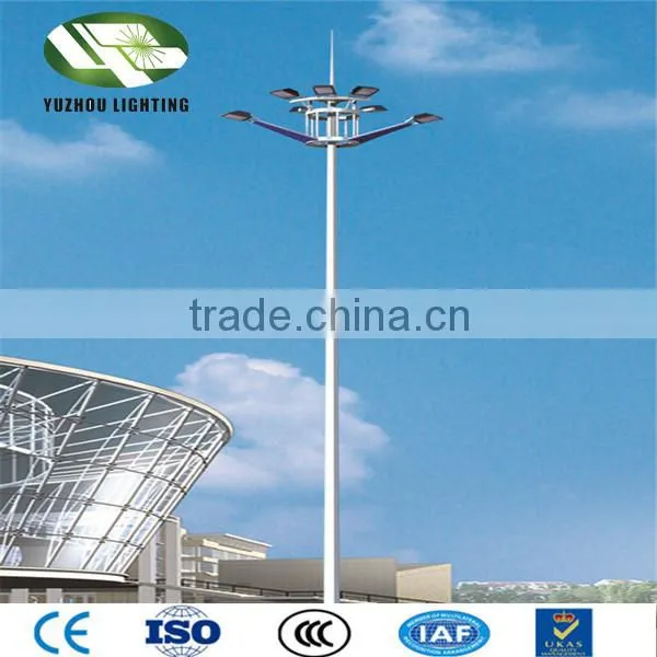 High Mast Street Light With Lifting Device and Control Panel 30M High Mast Lamp Pole Led Street Light photo-6
