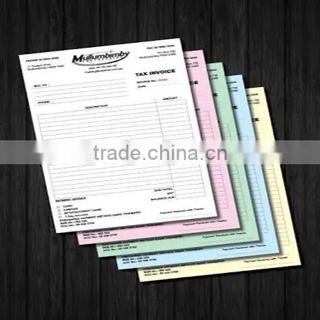Different Color Carbonless Paper Company Bill Book and Brochure Printing photo-2