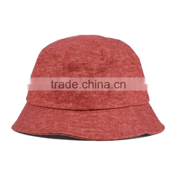 New Arrival Cotton Blank Pink Cheap Custom Plain Bucket Hat photo-3