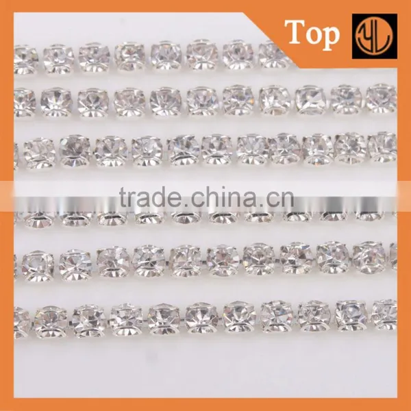 Colorful Outlook Whole Sizes Avalible Crystal Rhinestone Cup Chain photo-3