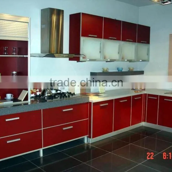 2015 Hot Sales Melamine Board Kitchen Cabinet photo-2