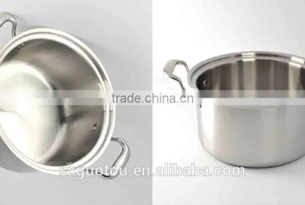 New Designs Stainless Steel Stockpot With Red Handle High Quality photo-5