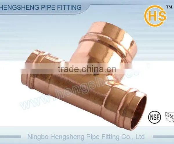 Copper Fittings Reducing Tee C x C xC