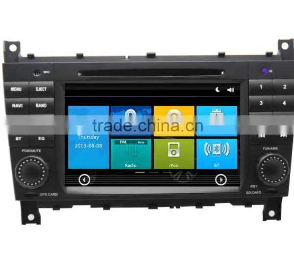 High Quality of 7inch Car Dvd Gps Player for Mercedes-Benz W203 2004-2007 With WINCE A8 System 3G WiFi OBDII DVR Function photo-4