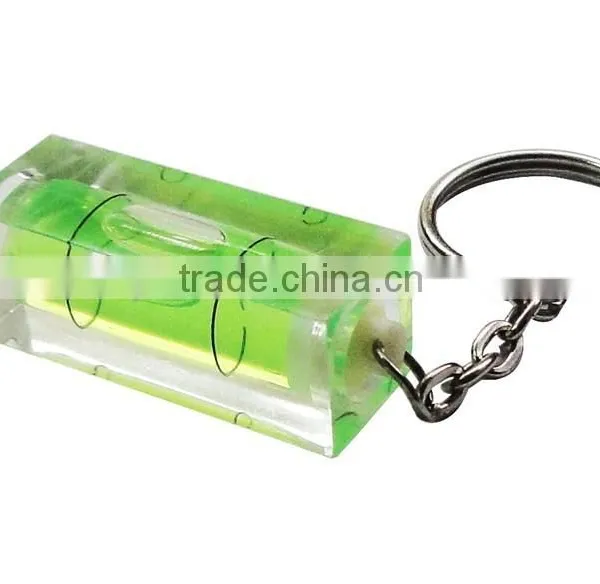 Spirit Level -black Base,1 Bubble Level Indicate Level Gift Bubble Key Chain Spirit Level photo-3