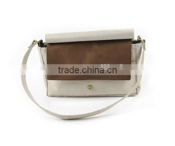 Briefcase Messenger Bag With Embroidery photo-4