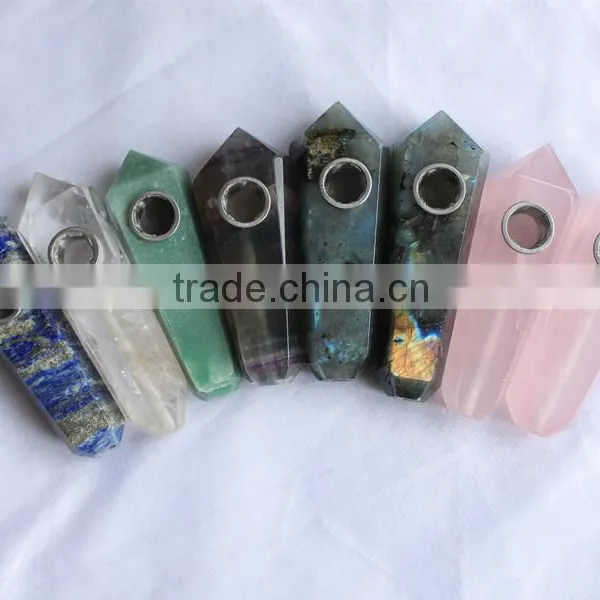 Natural All Kinds of Crystal Quartz Points Smoking Pipes photo-3