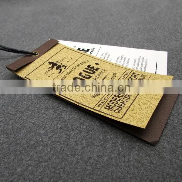 Classical Hotstamping Foil Paper Tag photo-3