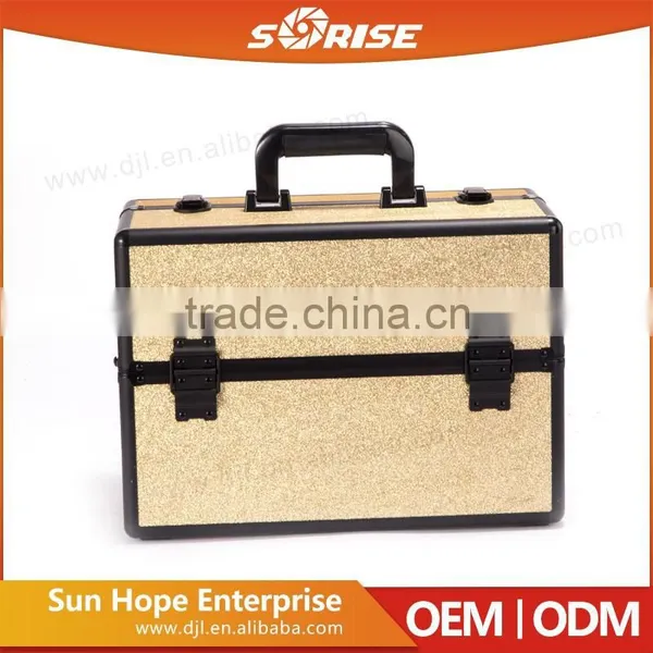 Factory Price Hairdressing Artist Portable Aluminum Makeup Box photo-3