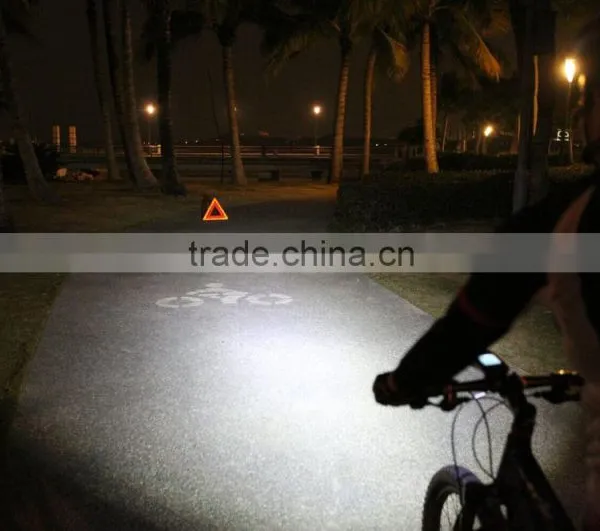 USB Rechargeable Rainproof LCD Backlight Wireless Bike Odometer 3w Bicycle Led Light photo-4