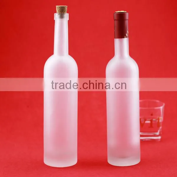 Clear and Enjoyable Alcohol Frosted 500ml Bottles Caplsales Bottles Wooden Cap Wine Bottles photo-4