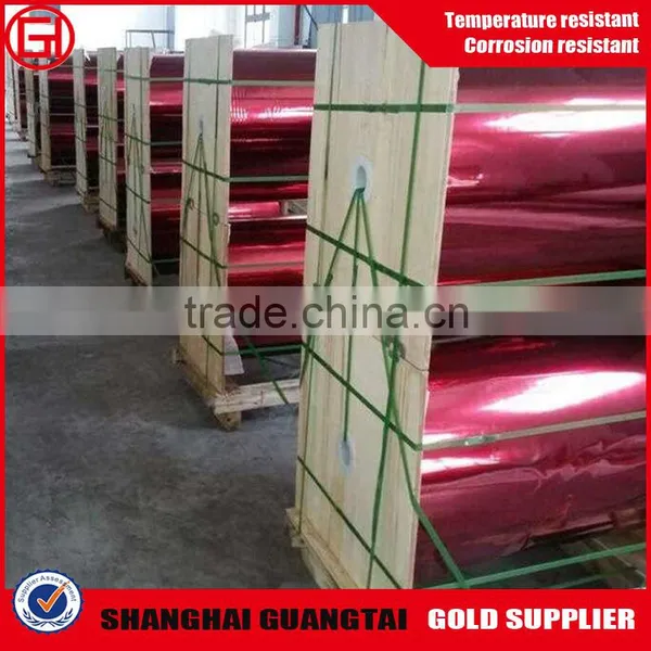 China Supplier 12 Micron Multiple Extrusion Gold Pet Film Price photo-3