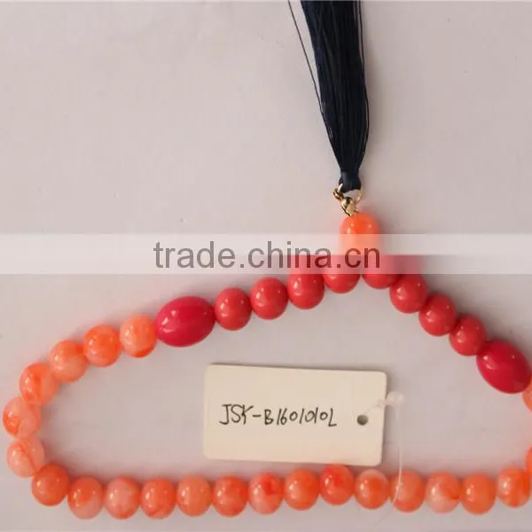 China Factory Stock Cheap Jewellery Women Necklace Arylic Bead Necklace photo-2
