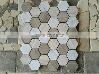 Carrara White Mosaic Tile Pictures Prices photo-6