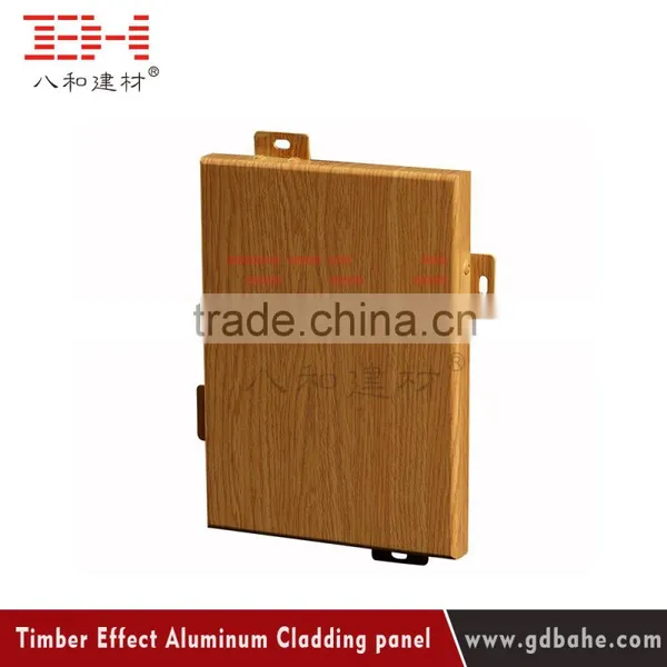 Advantage Price Wood Grain Aluminium Cladding Exterior Wall Cladding Tiles Price photo-2