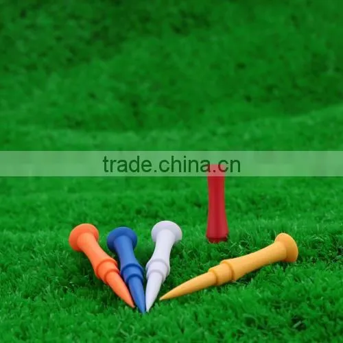 50Pcs 75mm Mixed Color 3 Sections Step Down Golf Tees photo-3