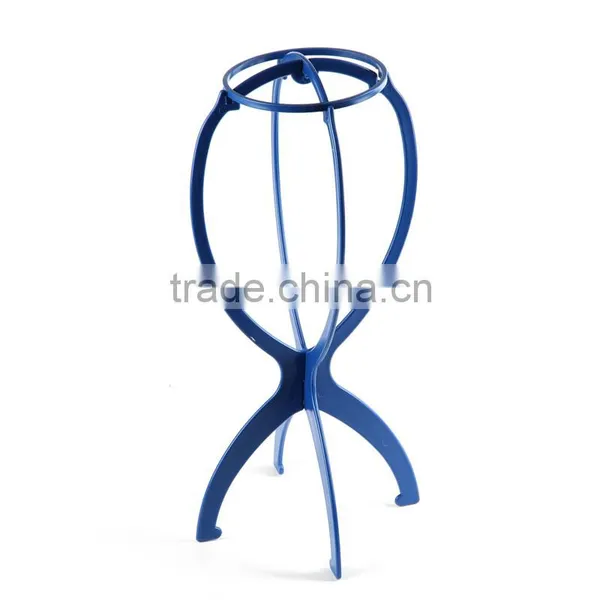 Factory Price Multi Colors Wig Display Stand, Cheap Plastic Wig Stand photo-2