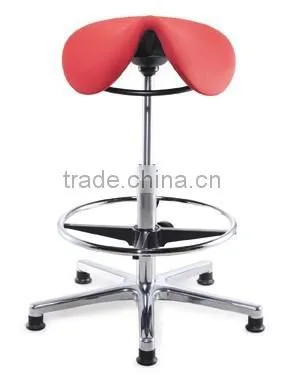 High Quality Laboratory ESD Chair With Adjustable Height, PU Saddlestool photo-4