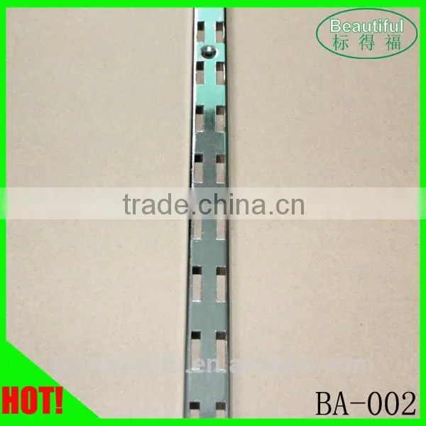 Chrome C Channel With Double Hole Fit for 1'' Bracket photo-2