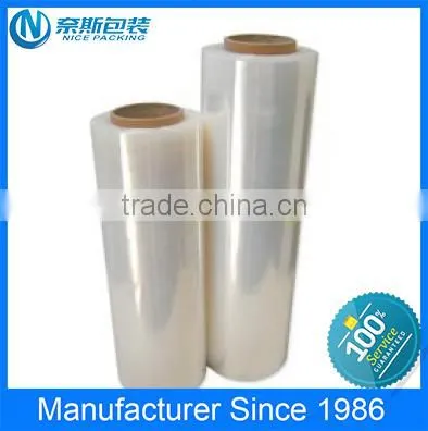 ROHS Ceritification Virgin Grade LLDPE Material Stretch Film Jumbo Roll of Hand Film photo-2