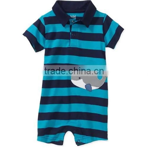 Shades of the Shore Pocket Romper Suits,Baby Boy Rompers & One-Pieces,polo Baby Boy Rompers photo-2