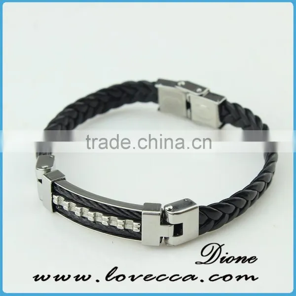 Fashion Handmade Charm Design Real Leather Wristbands photo-4
