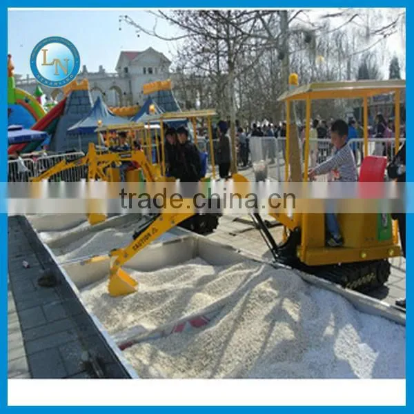 Amusement Park Kids Excavator Ride!!! Fairground Equipment Kids Mini Excavator for Sale photo-5
