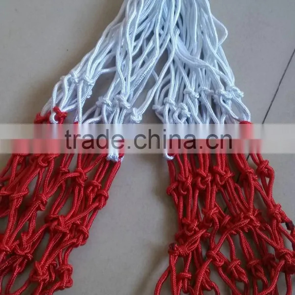 High Quality White and Red Basketball Nets photo-4
