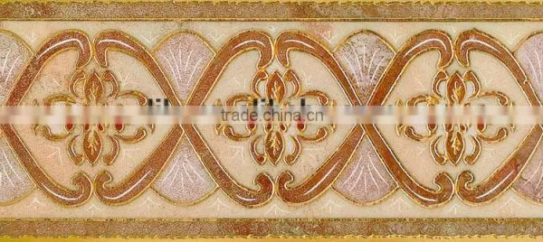 Cheap Listello K Golden Gilding Kitchen Wall Tiles photo-4