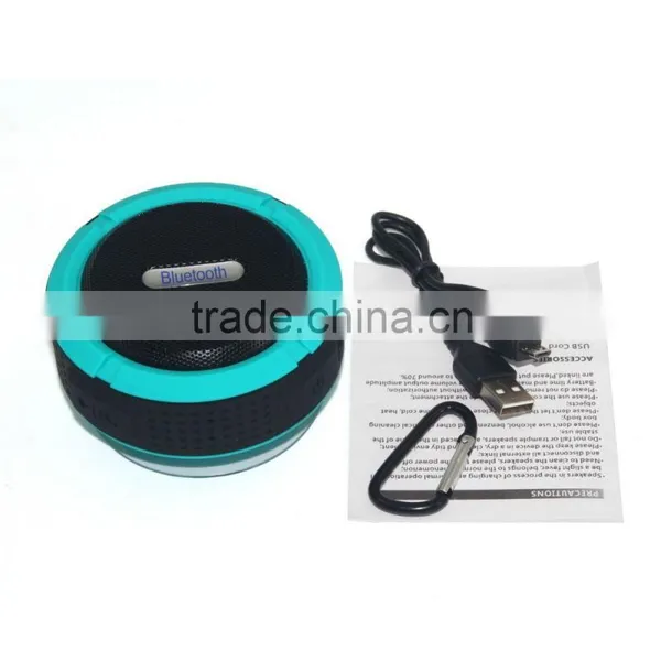 Hot Sales!Wireless Bluetooth 3.0 Waterproof Outdoor / Shower Speaker, With 5W Speaker/Suction Cup/Mic/Hands-Free Speakerphone photo-5