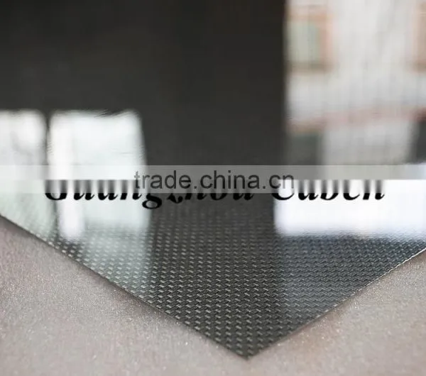 Excellent High Quality 3K Pure Silver Glossy Plain Fiberglass Laminate Sheets With Competitive Price Sale photo-3