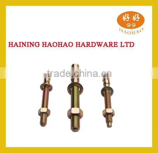 2015 Yellow Zinc Plated Wedge Anchor With Flange Nut Single Clips photo-2