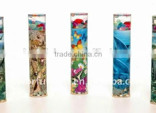 Special Paper Kaleidosocpe With Round Liquid Top for Gift or Promotional Use