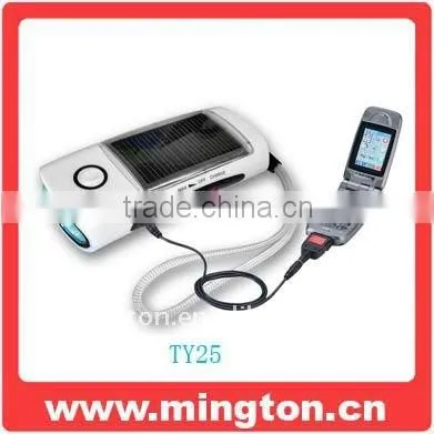 Multifunction Solar Charger/ Phone Charger/ Radio/ Led Light
