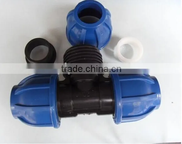 Supply Plastic Water Irrigation Pipe Fitting Compression Fitting PP photo-3