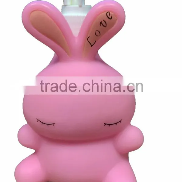 Pink Rabbit Bath Toys,Rabbit Head Lotion Dispenser Toy