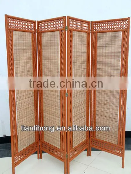 High Quality Rattan/wicker Folding Screen