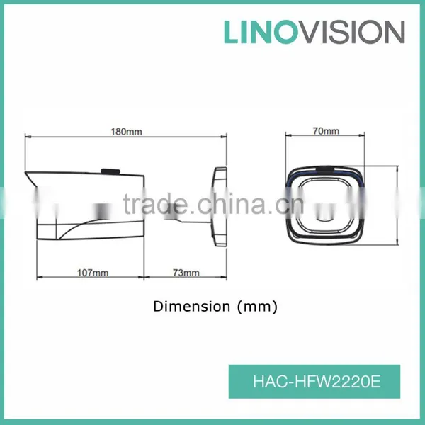 Water-proof 2.4MP DWDR 40m Smart IR LED 1080P Bullet HDCVI Camera photo-2