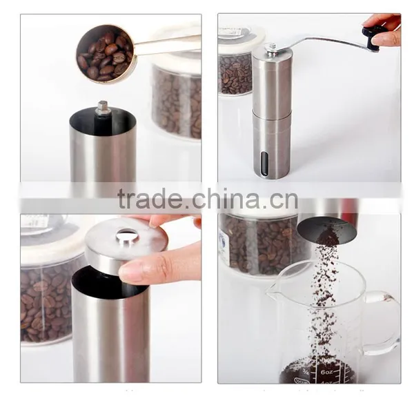 Hot Sale !Coffee Bean Grinder Stainless Steel Hand Manual Handmade Coffee Bean Grinder Mill Kitchen Grinding Tool 30g 4.918.8cm photo-4