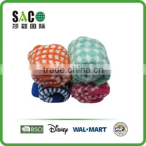 Fashion Warm Fluffy Small Block Colourful Women Socks photo-6