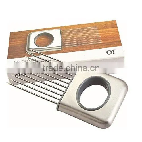 Onion Holder Vegetable Potato Cutter Slicer Gadget Stainless Steel Fork Slicing Helper Kitchen Tool Aid Gadget Cutting Chopper photo-2