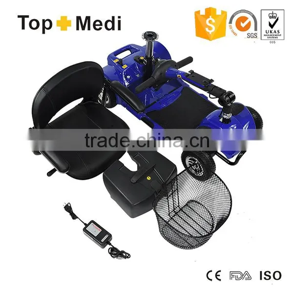 Economic Handicapped Power Mobility Scooter With 4 Wheels photo-5