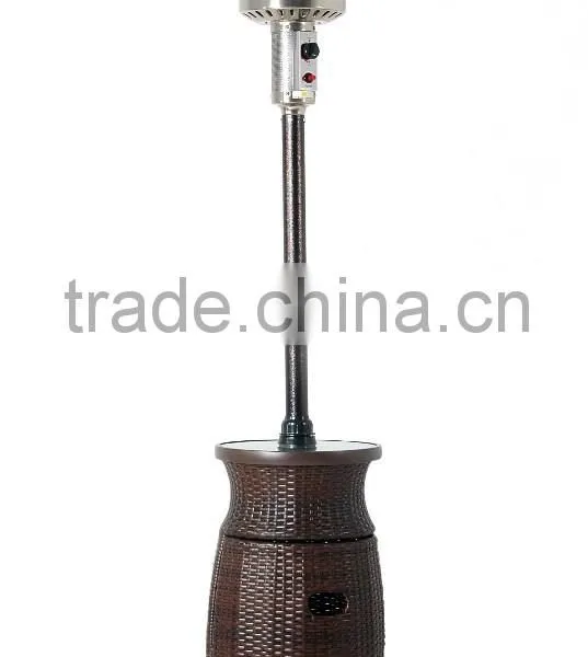 STANDARD PATIO HEATER WITH WICKER TANK