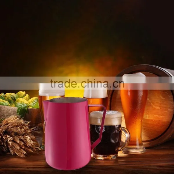 600ml Stainless Steel Japanese Latte Art Milk Frothing Pitcher Milk Tea Drinking Cup Vacuum Travel Mug photo-5
