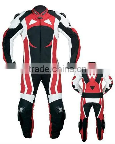 Men Motorbike Leather Suit Custome Made Motorbike Suit photo-6