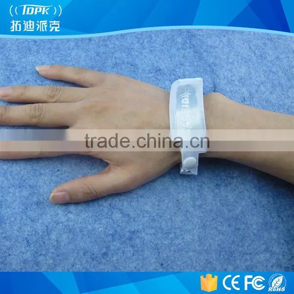 Em4102 Disposable Rfid Smart Wristband Hospital