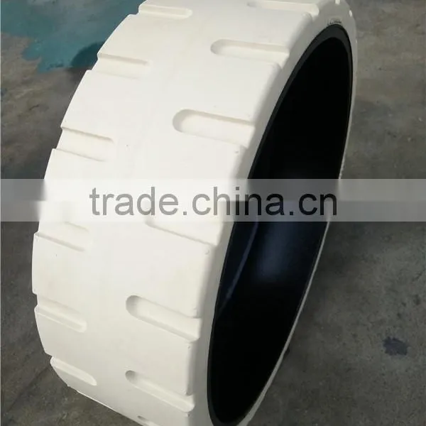 Self-propelled Vertical Lifts Rubber Wheel 305x100 For Dingli AMWP9.5-1100 photo-3