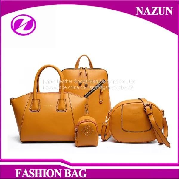 China Factory Brown Fashion Lady Bags PU Leather Shoulder Bags Women Messenger Bags photo-2